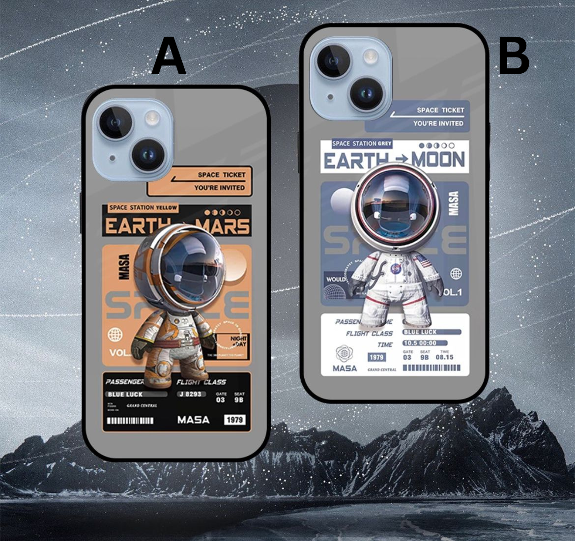 Collection of Astronaut Glass Case