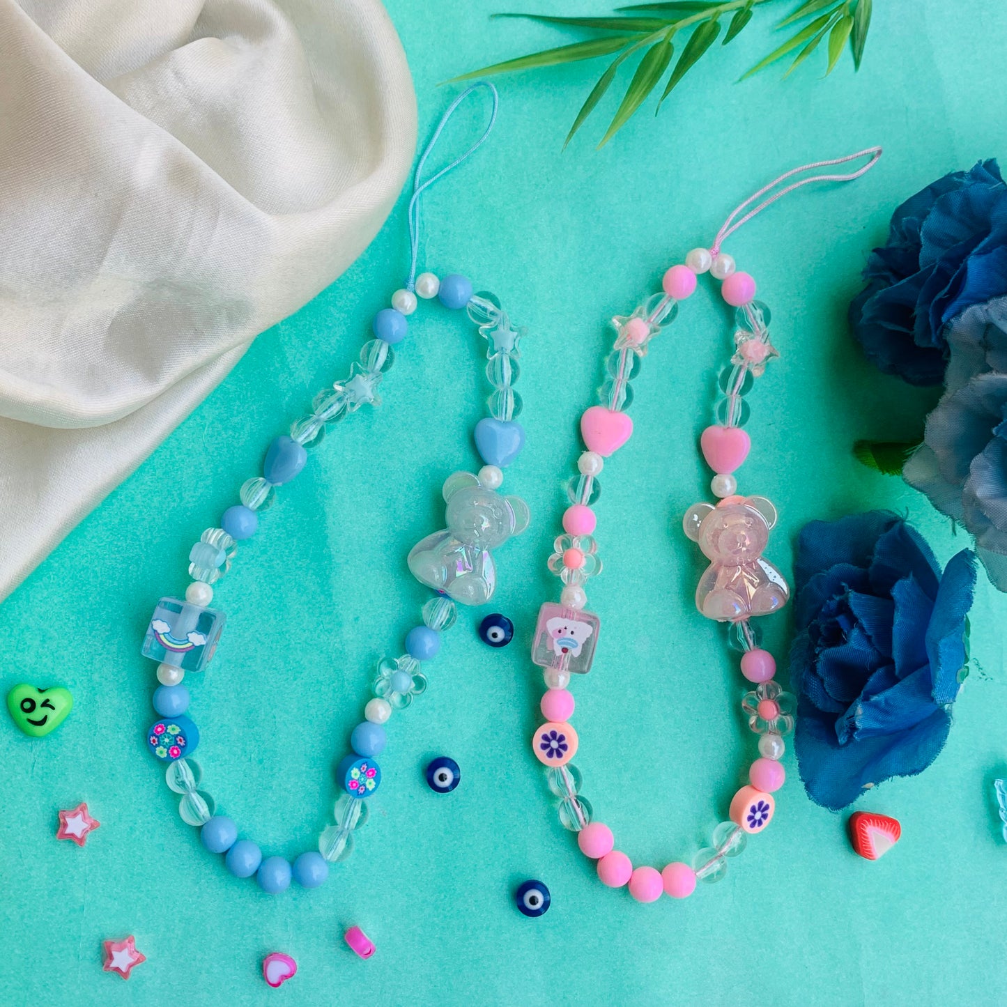 Pink or Blue Teddy charm