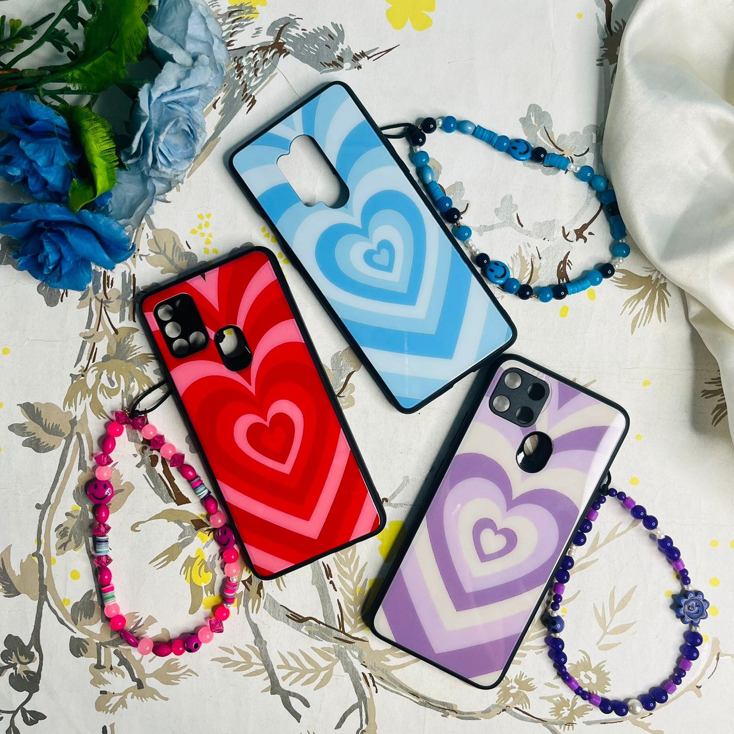 Y2K glass phone cases with Charm #003