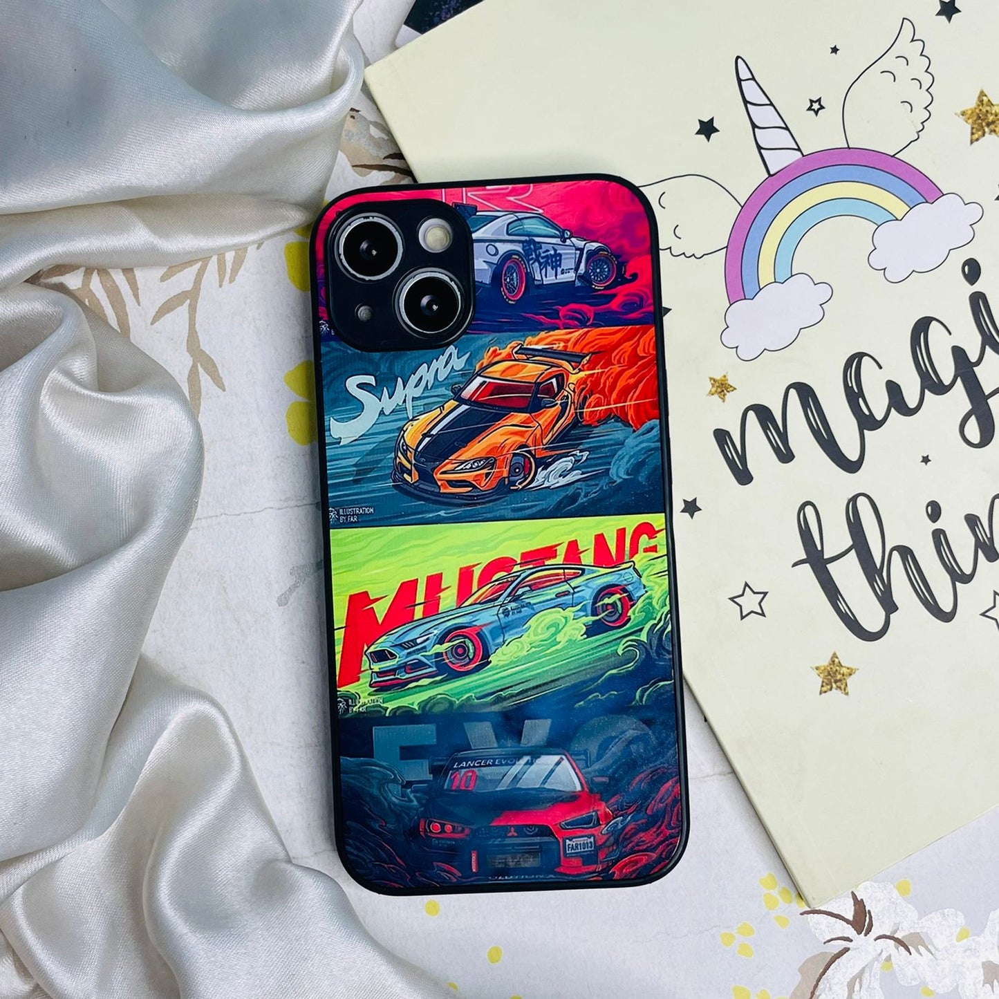 Lavish Car glass phone case