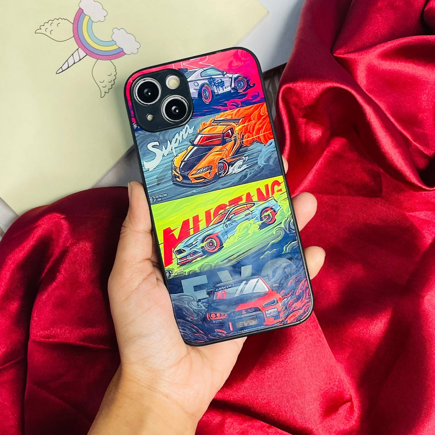 Lavish Car glass phone case