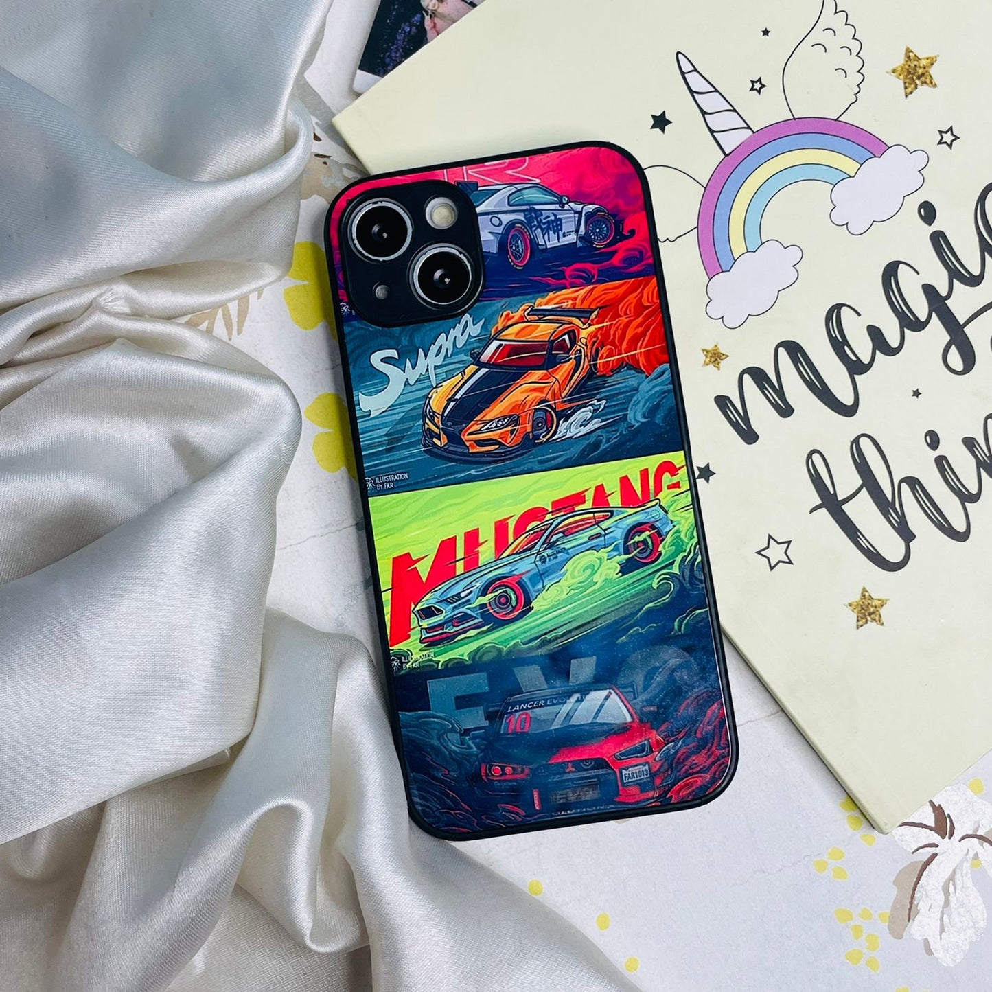 Lavish Car glass phone case