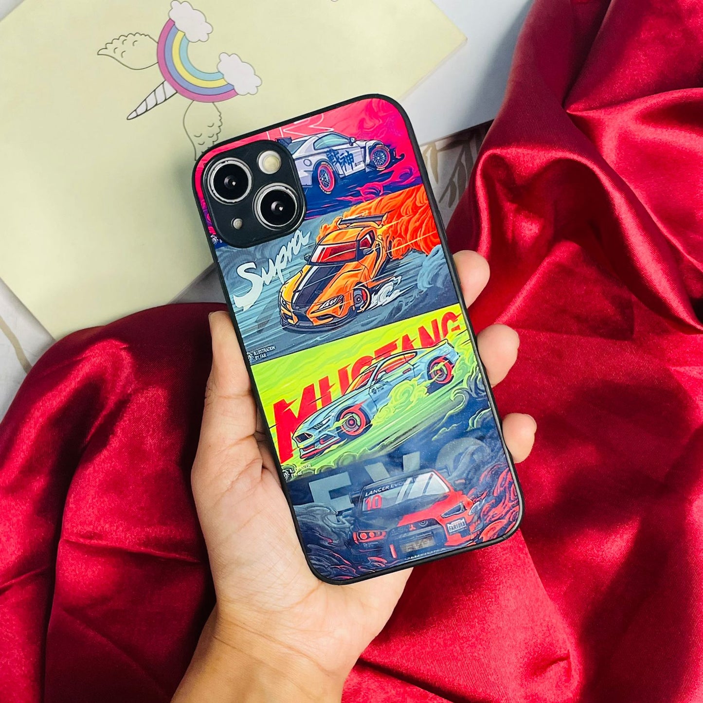Lavish Car glass phone case