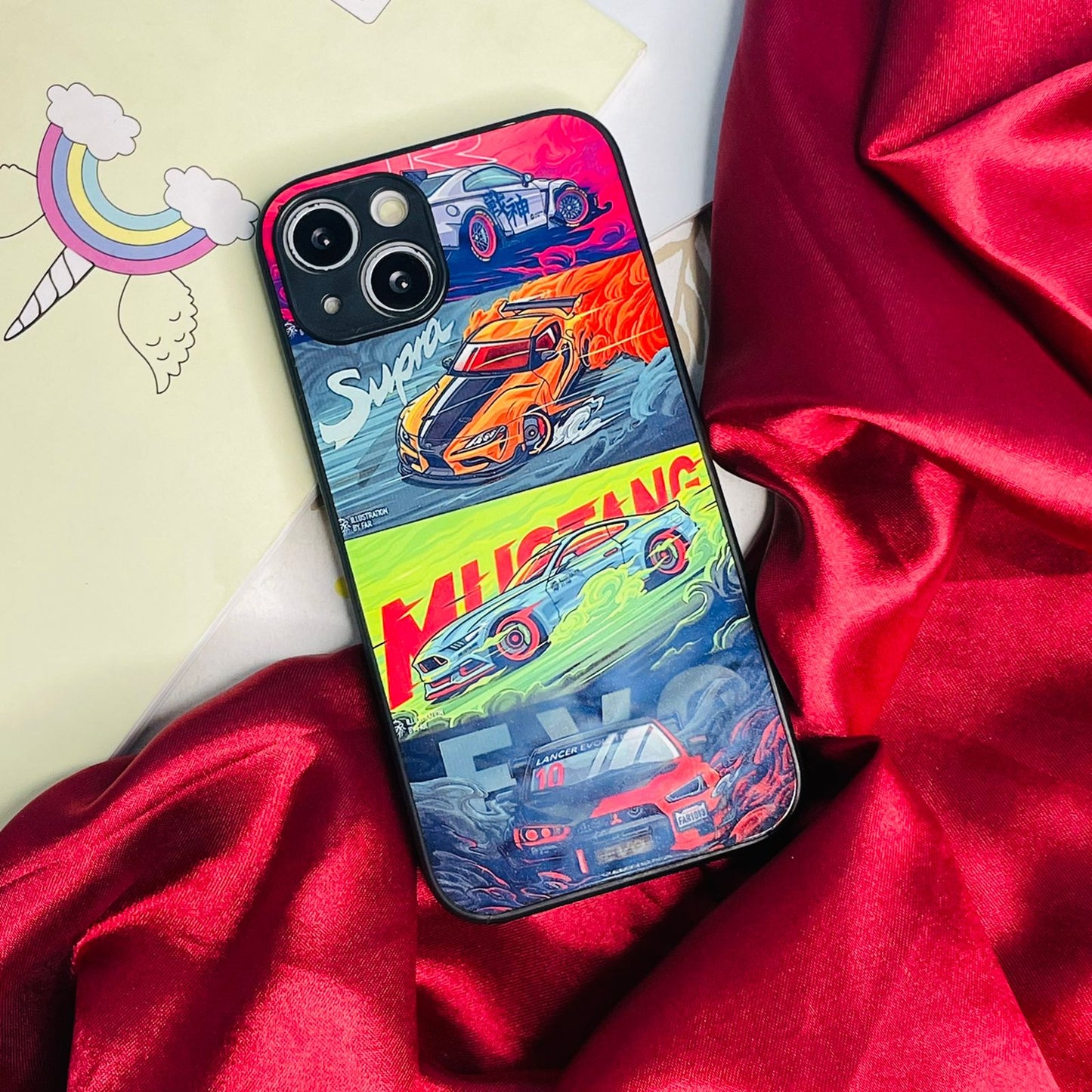 Lavish Car glass phone case