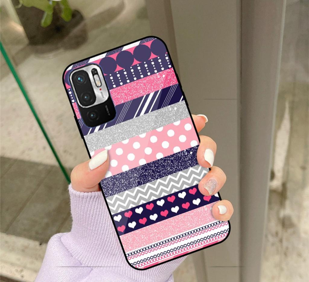 Aztec print Glass Phone case