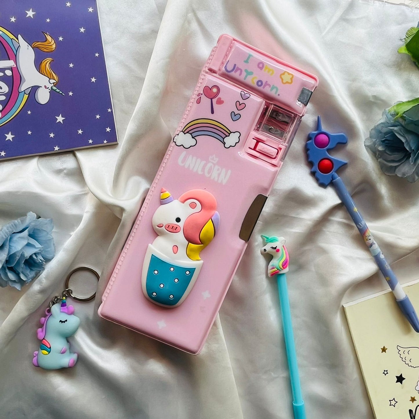 Unicorn pencil box for kids #001