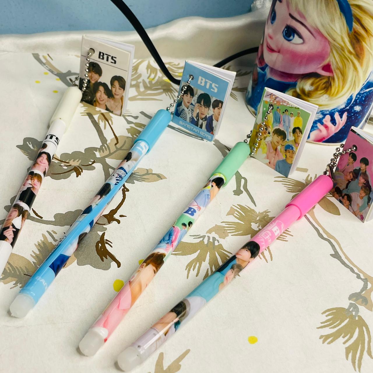 BTS Pen with Diary (Set of 4)