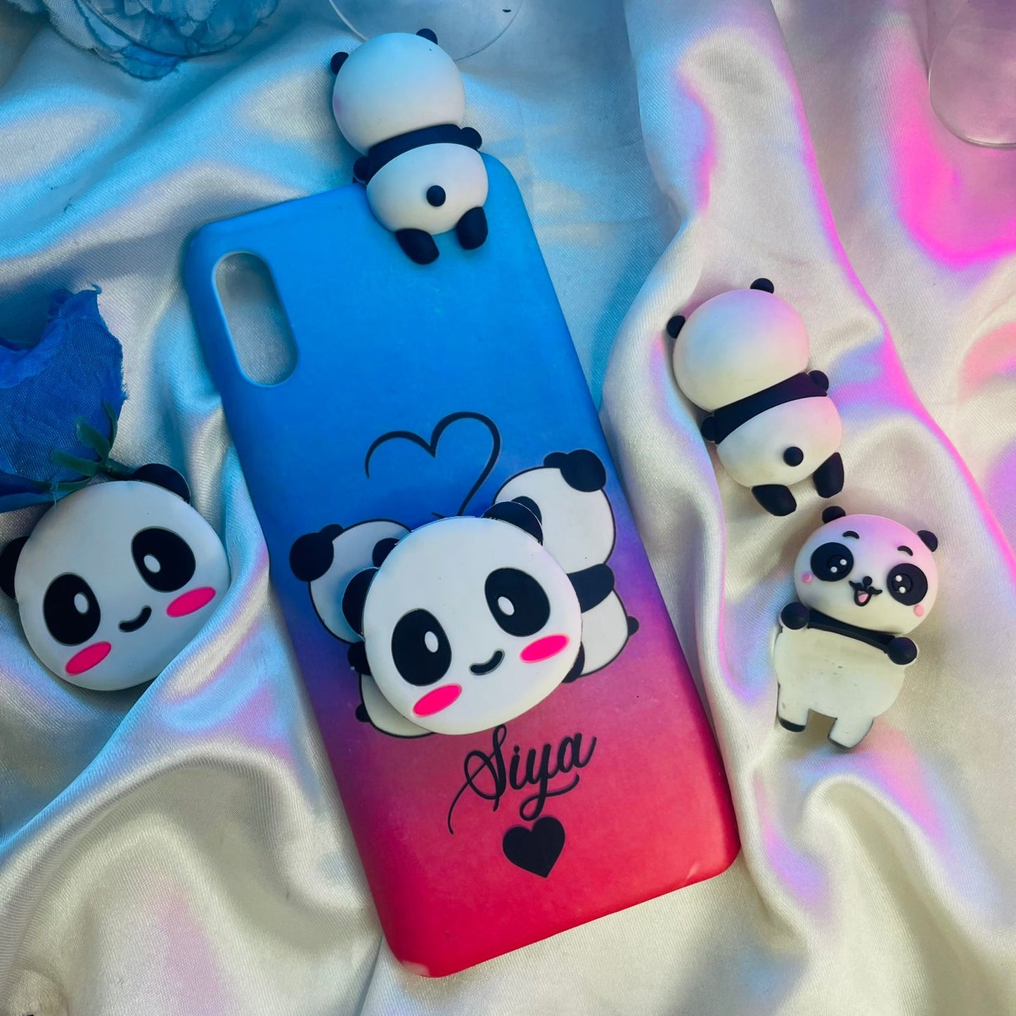Panda love customize hard toy case