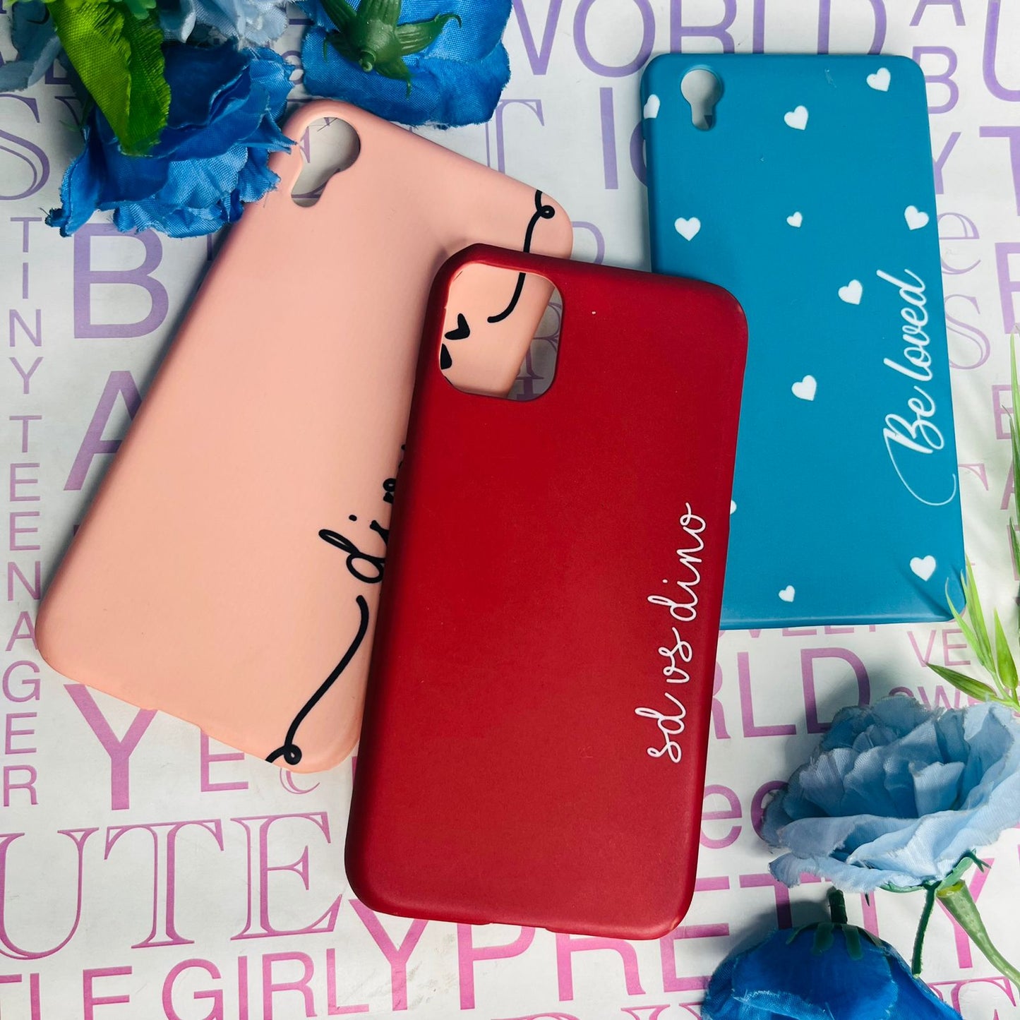 Pastel color Hard customize case