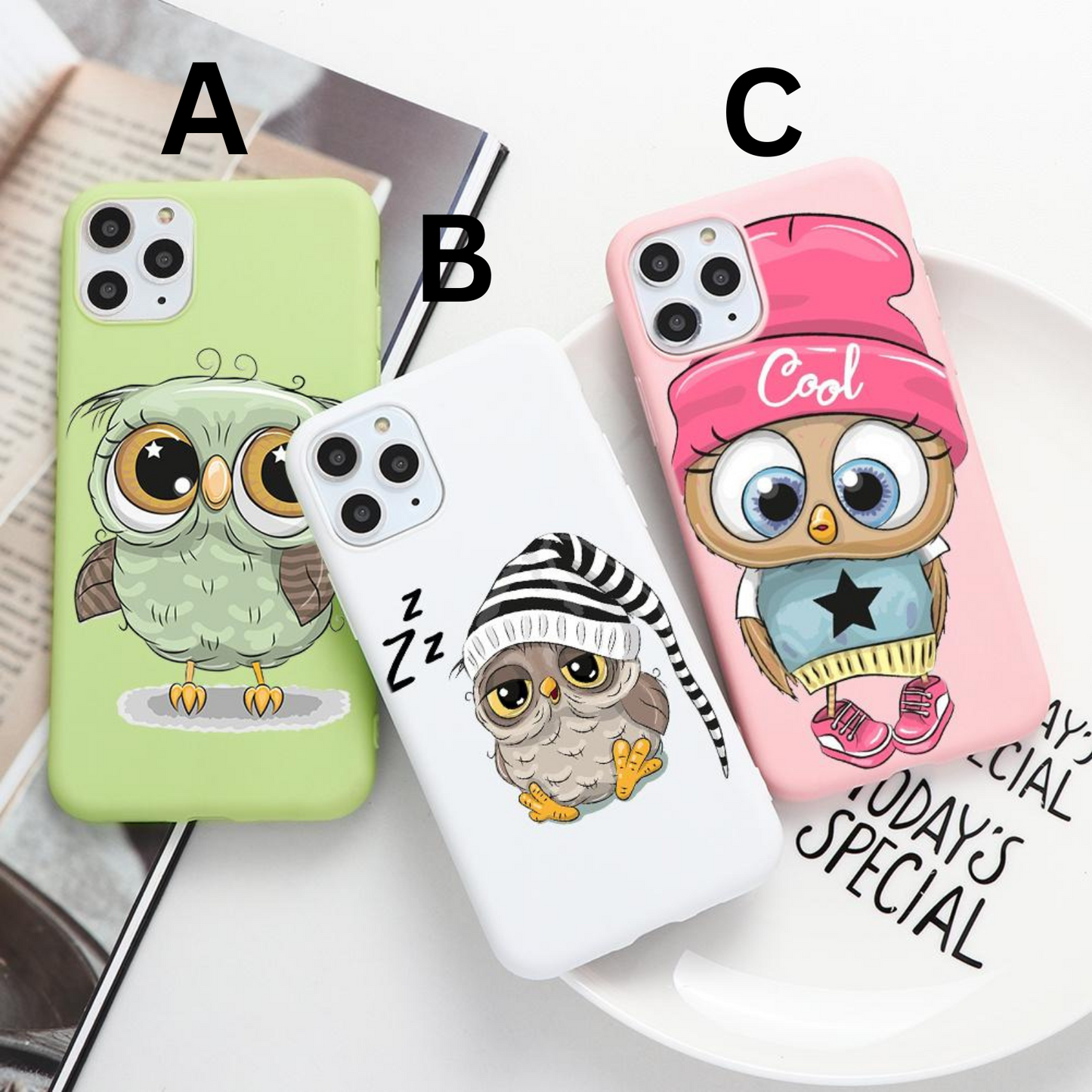 Cool smart Owl cases