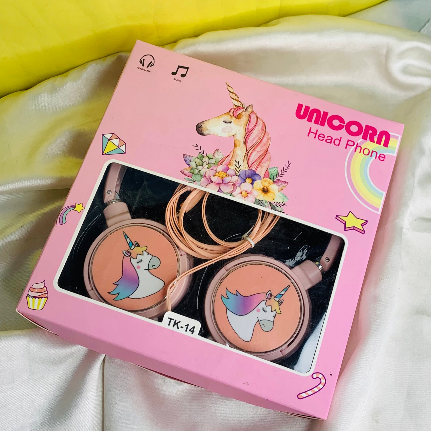 Cute Unicorn Headphones for Kids