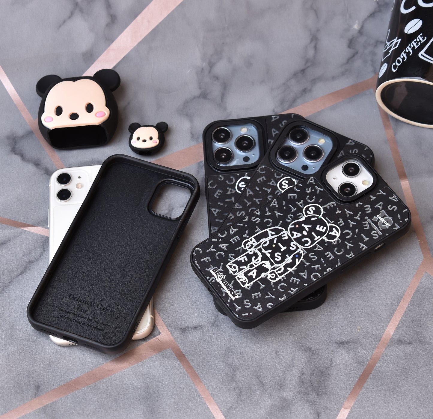 Branded Teddy Mirror Case