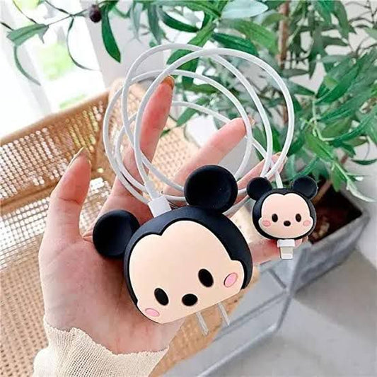 iPhone 18W 20W 3d Silicone Cartoon Charger Protective Case – Mickey