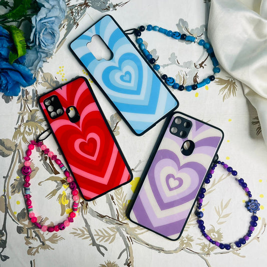 Y2K glass phone cases with Charm #003