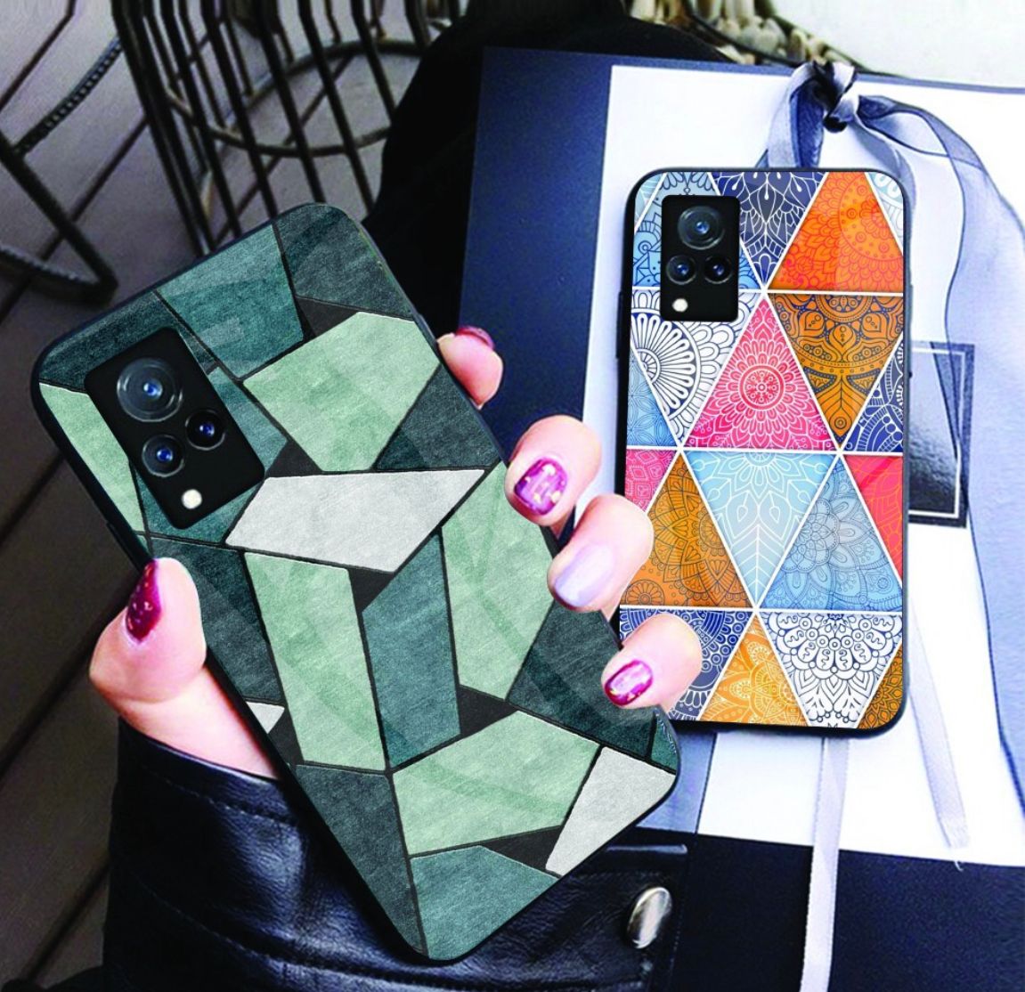 Geometric or Mandala Designer Phone Cases