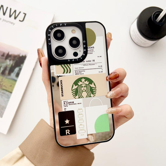 Luxury Mirror Phone case for Coffee Lovers (Only For iPhones)