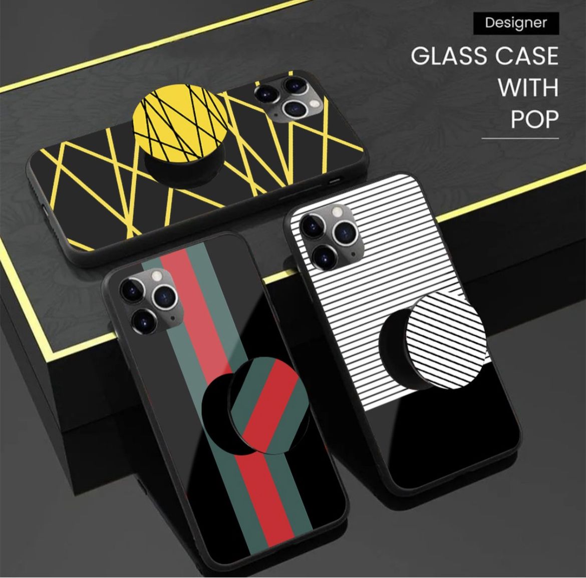 Customise cases with matching Pop Socket