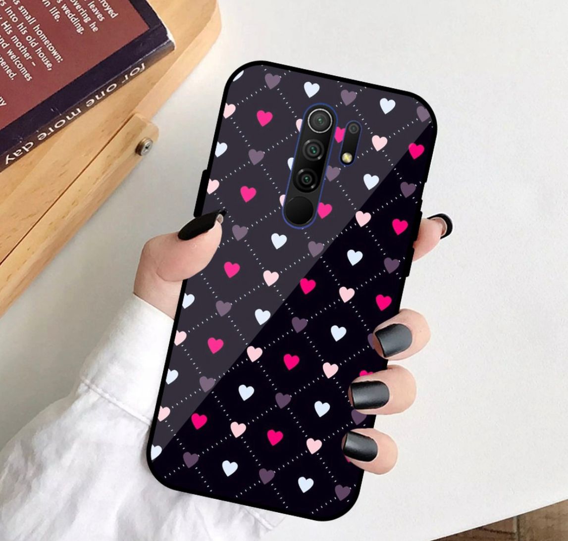 Colourful Heart Glass Phone case