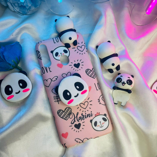 Pink Panda toy case