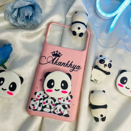 Group of Panda hard customize case
