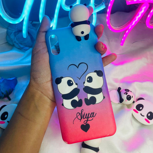 Panda love customize hard toy case